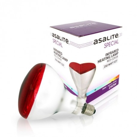 LED sijalka (žarnica) ASALITE IR sijalka E27 250W 2800K rdeča, ASAL0042