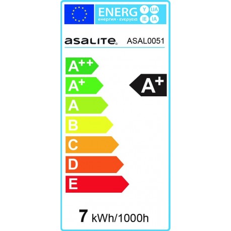 LED sijalka (žarnica) ASALITE LED sijalka GU10 7W 3000K 560lm, ASAL0051