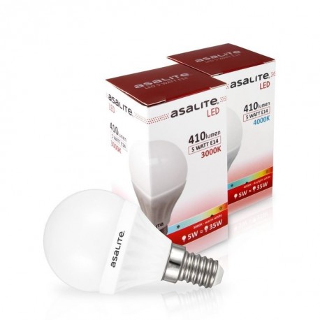 LED sijalka (žarnica) ASALITE LED sijalka E14 5W 4000K 410lm, ASAL0060