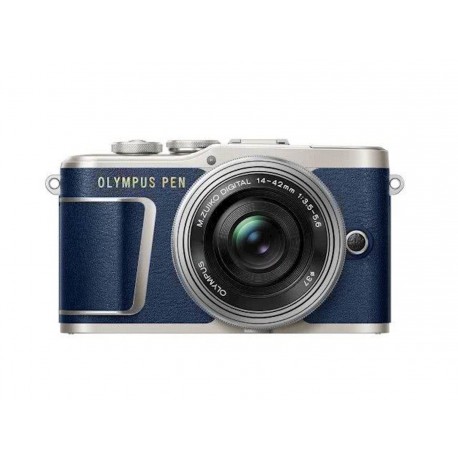 OLYMPUS PEN E-PL9 moder + 14-42mm 1:3.5-5.6 EZ srebrn Pancake