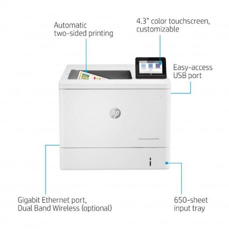 Barvni laserski tiskalnik HP Color LaserJet Enterprise M555dn