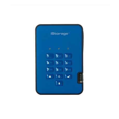 iStorage diskAshur2 SSD 256-bit 1TB - Blue