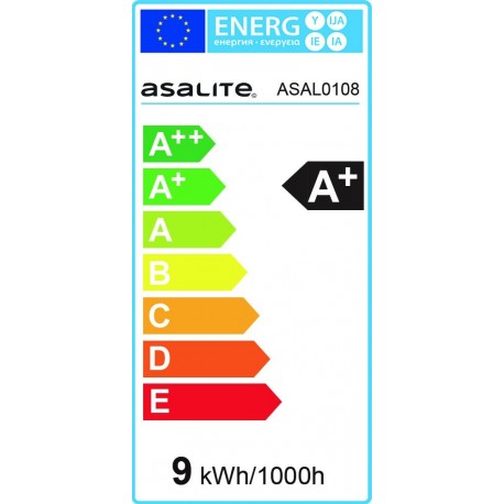 LED sijalka (žarnica) ASALITE LED sijalka E27 9W 6500K 810lm, ASAL0108