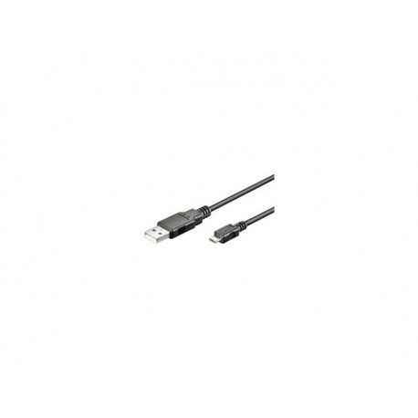 Kabel USB na mikro USB 0.60m, črn