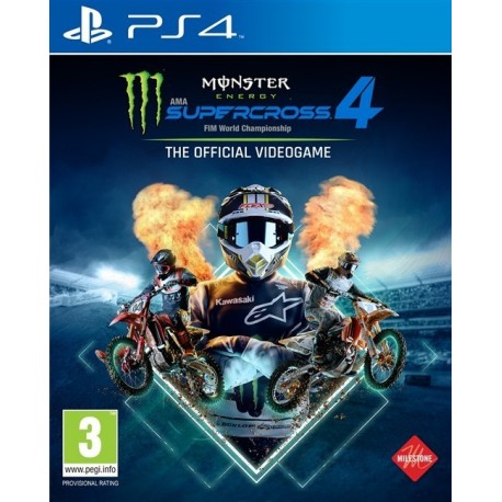 Igra Monster Energy Supercross: The Official Videogame 4 (PS4)