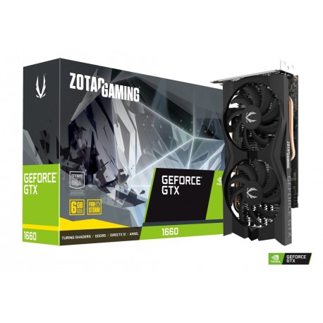 Grafična kartica GeForce GTX 1660 Twin Fan, 6GB Zotac