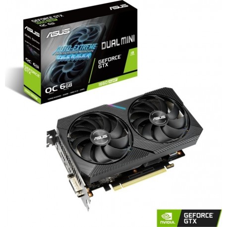 Grafična kartica ASUS GeForce GTX 1660 SUPER OC DUAL MINI, 6GB