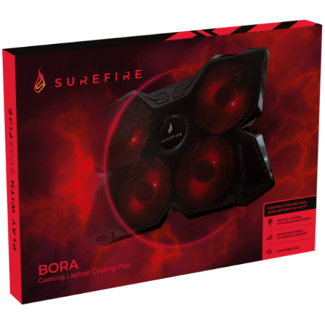 Hladilni podstavek SUREFIRE Bora Gaming, rdeč