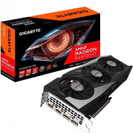 Grafična kartica GIGABYTE Radeon RX 6700 XT 12GB OC, GV-R67XTGAMING OC-12GD)