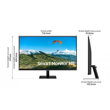 Monitor Samsung S32AM500NR Smart