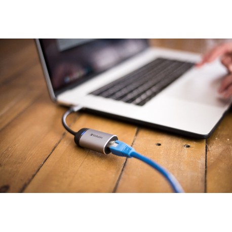 Verbatim USB-C to RJ45 Ethernet Adapter 49146- DEMO