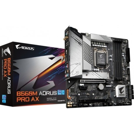 Matična plošča GIGABYTE B560M AORUS PRO AX, LGA1200, mATX, WiFi