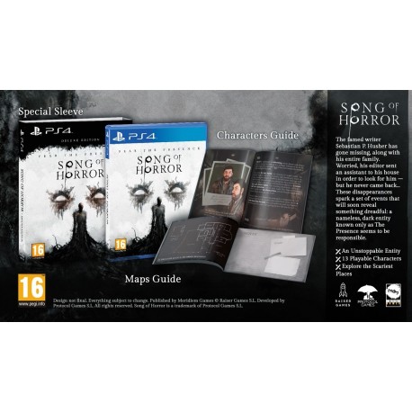 Igra Song of Horror - Deluxe Edition (PS4)