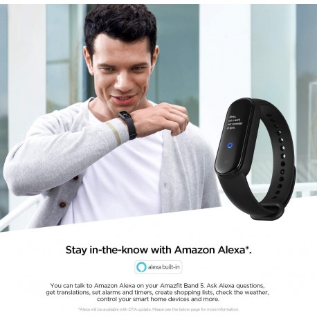 Xiaomi Amazfit Band 5 pametna zapestnica črna