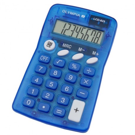 Kalkulator olympia lcd 825 8-mestni moder