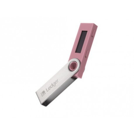 Denarnica za kriptovalute Ledger Nano S, roza