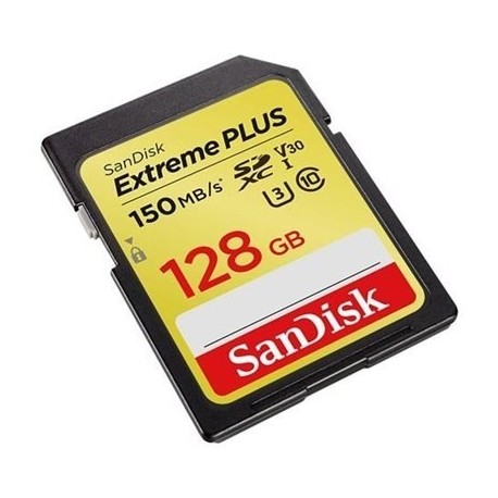 Spominska kartica SanDisk Extreme Plus SDXC 128GB, V30 UHS-I U3