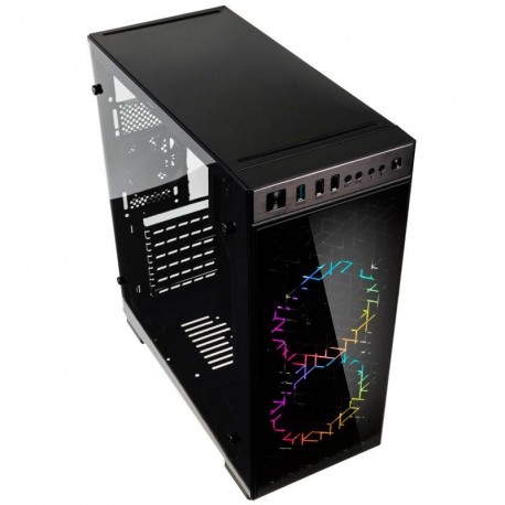 Ohišje KOLINK INSPIRE K1 RGB, črno, INSPIRE K1 RGB