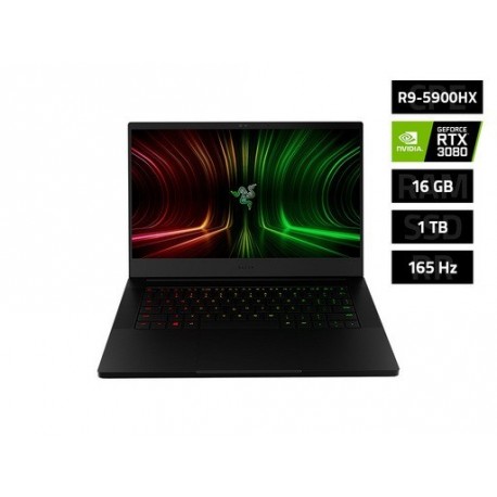 Prenosnik Razer Blade R9-5900HX, 16GB, 1TB SSD, RTX 3080, W10