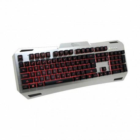 Tipkovnica WHITE SHARK USB GK-1923 GLADIATOR-2, srebrno/črna