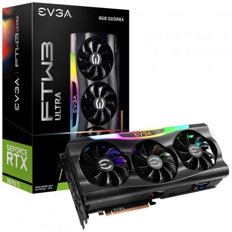 Grafična kartica EVGA GeForce RTX 3070 TI FTW3 8GB GDDR6X, 08G-P5-3797-KL