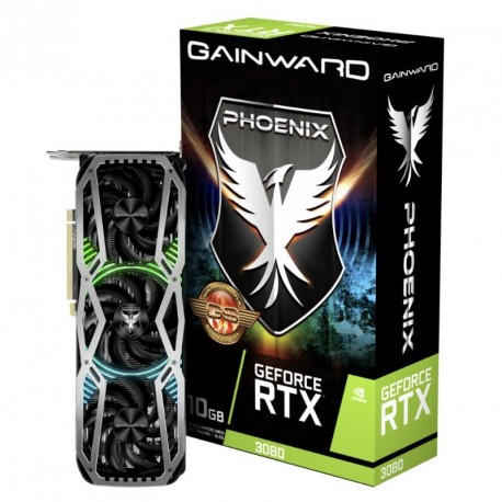 Grafična kartica GAINWARD GeForce RTX 3080 Phoenix GS 10GB GDDR6X LHR ARGB