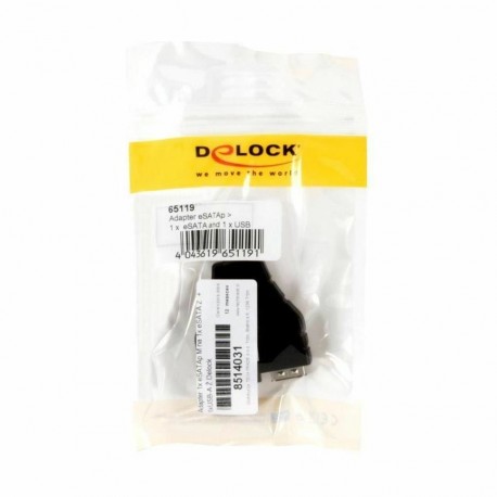 Adapter 1x eSATAp M na 1x eSATA Ž  + 1x USB-A Ž Delock 8514031
