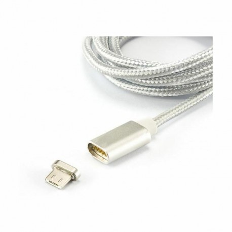 Kabel USB A-B mikro  1m magnetni srebrn SBOX 8519150