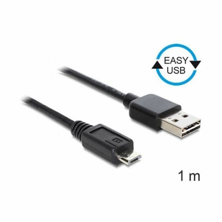 Kabel USB A-B mikro EASY  1m obojestranski Delock 8536020