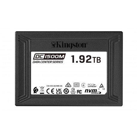 SSD disk 1,92TB Kingston U.2 DC1500M Enterprise