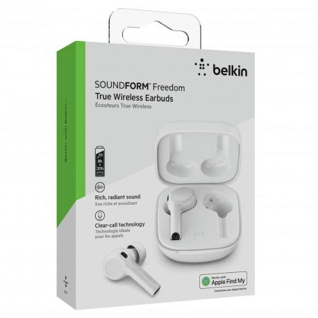 Slušalke brezžične Belkin SOUNDFORM Freedom, bele