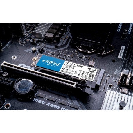 SSD disk CRUCIAL P2 SSD 250GB M.2 80mm PCI-e 3.0 x4 NVMe, 3D QLC, , CT250P2SSD8