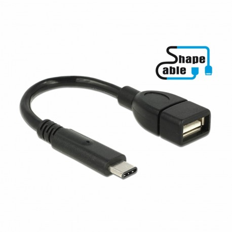 Kabel USB 2.0 tip-C OTG 0,15m Delock 8519259