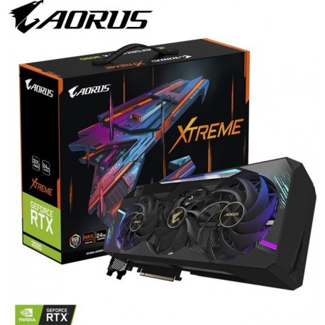Grafična kartica GIGABYTE GeForce RTX 3090 EXTREME 24GB, GV-N3090AORUS X-24GD