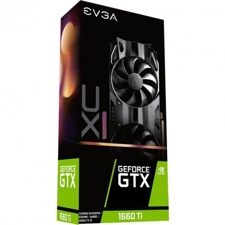Grafična kartica EVGA GeForce GTX 1660 Ti XC 6GB, 06G-P4-1267-KR