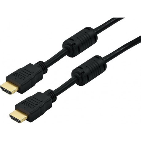 Kabel HDMI - HDMI 10m, ethernet, High Speed 4K, Ferrite, Goobay