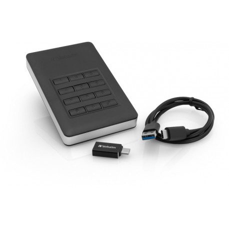 Zunanji trdi disk 2.5 2TB USB 3.0 Verbatim Store n Go Secure (53403)