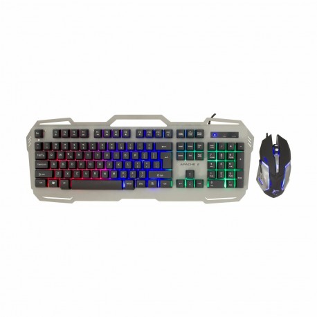 Tipkovnica & Miška WHITE SHARK GMK-1901 APACHE-2 siva