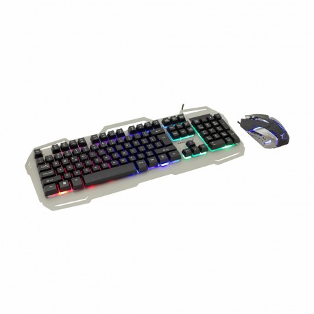 Tipkovnica & Miška WHITE SHARK GMK-1901 APACHE-2 siva