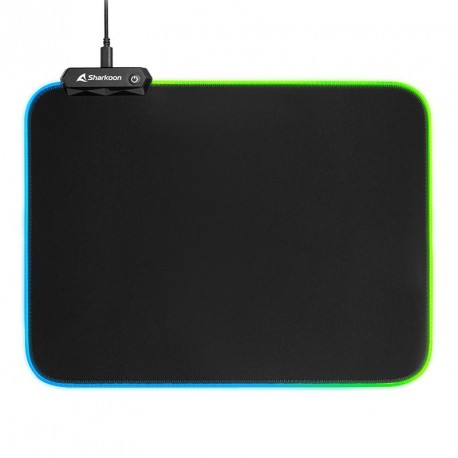 Podloga za miško SHARKOON 1337 RGB V2 360 črna mat