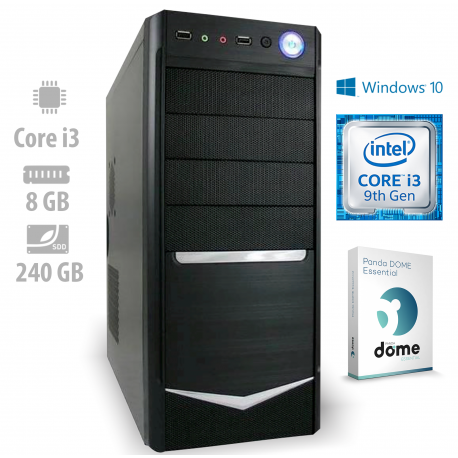 Osebni računalnik ANNI OFFICE Classic i3-9100 / 8GB / 240GB SSD / W10P / CX3