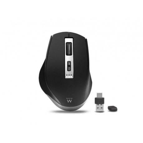 Miška Ewent Multi-Connect Wireless, črna