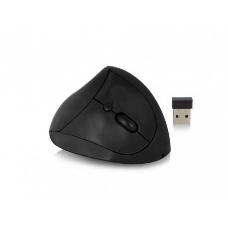 Miška Ewent Wireless Ergonomic Vertical, črna