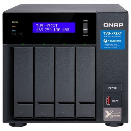NAS strežnik QNAP TVS-472XT-i3-4G za 4 diske