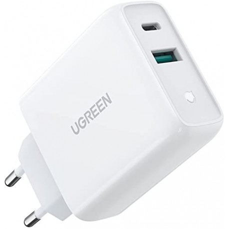 UGREEN 36W QC3.0 hišni polnilec Bel