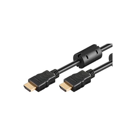 Kabel HDMI - HDMI 5m, ethernet, High Speed 4K, Ferrite, Goobay