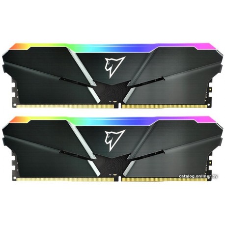 Pomnilnik DDR4 16GB (2x8GB) 3200MHz Netac Shadow RGB C16 Grey