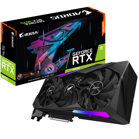 Grafična kartica GeForce RTX 3070 Master 8G Rev. 2.0 Gigabyte Aorus