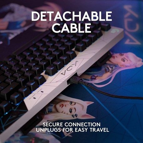 Tipkovnica Logitech G PRO, GX Brown Tactile, KDA LOL