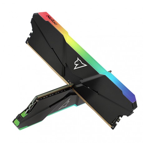 Pomnilnik DDR4 16GB (2x8GB) 3200MHz Netac Shadow RGB C16 Grey
